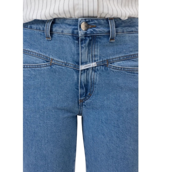 Closed Jeans High Waisted Pedal Pusher Cropped Jeans Sz 40/US 6 Ret$359 - Picture 5 of 13